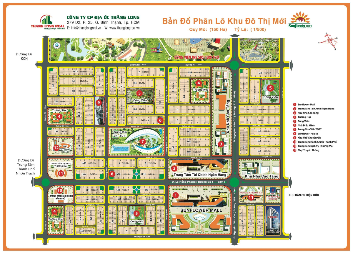 Đất Nền Sunflower City Nhơn Trạch Đồng Nai